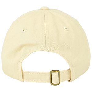 Gorra de Béisbol de Dos Tonos Beige y Naranja, Estilo Dad Hat, con Visera Curva Ajustable, Gorra de Sol Informal de Algodón - Product Image 3