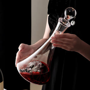 เหยือกไวน์ดีไซน์ทันสมัย ขนาด 1.5 ลิตร ลายภูเขา ทำจากแก้<span class=keywords><strong>ว</strong></span>คริสตัล สำหรับไวน์แดงและ<span class=keywords><strong>ว</strong></span>ิสกี้ ตกแต่งบ้านและบาร์ - Product Image 2