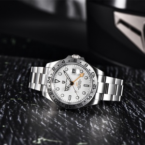 Nuevo Reloj Deportivo de Lujo PAGANI Design 2025 para Hombre, Mecánico Automático, GMT, Cristal de Zafiro, Sumergible 10 Bar, Acero Inoxidable - Product Image 4