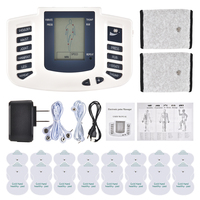 Masseur de corps numérique blanc appareil d'unité de dizaines télécommande sans fil thérapie physique d'impulsion électrique Massage Compatible US/EU