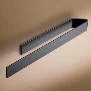 Space Save <b>Towel</b> <b>Rail</b> without Drilling Aluminium Full Metal <b>Towel</b> <b>Rail</b> <b>for</b> <b>Bathroom</b> and Kitchen Matte Black Mail Order Packing - Product Image 1