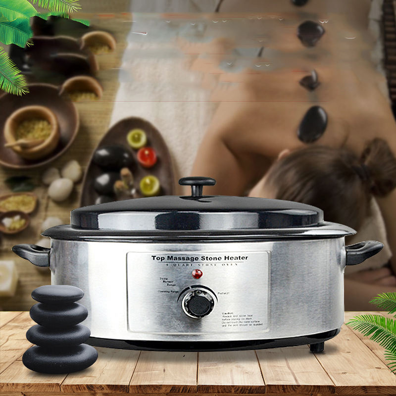 Hot Stone Massage Set with Heater - 6 Quart Portable Warmer