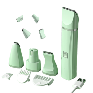 Tondeuse à <span class=keywords><strong>barbe</strong></span> électrique professionnelle pour barbier, lame en acier inoxydable, rechargeable par USB, sans fil, contrôlée par application, longue autonomie, anglais - Product Image 4