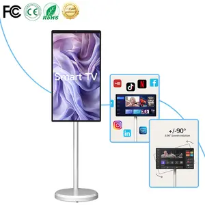 21.5 polegadas portátil tela interativa LCD tela de toque capacitivo reprodutor para sala de estar interior TV educação em espera