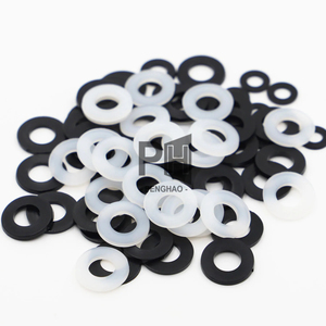 M2 M2.5 M3 M4 M5 M6 M8 M10 M12 Blanc Noir Plastique Nylon Rondelle Plate Plan Entretoise <span class=keywords><strong>Isolation</strong></span> Joint Anneau Pour Vis Boulon - Product Image 2