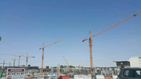 Grue à tour 5T QTZ66 50M avec moteur à boîte de vitesses, prix compétitif, pour travaux de construction en altitude