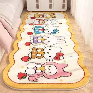 Alfombra Rectangular Moderna y Bonita de Pelo Corto, Imitación de Cachemira, Poliéster, Hecha a Máquina, Lavable a Mano, con Diseño de Dibujos Animados, para Sala de Estar - Product Image 4