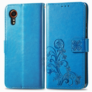 Imprimé Trèfle PU Flip case Pouch Bag pour Samsung Galaxy X Cover <span class=keywords><strong>7</strong></span>, pour Galaxy A55/A15/A25/A05S Wallet Phone case - Product Image 1