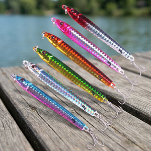 Señuelo de pesca de jigging luminoso de metal con plomo para pesca de calamar de agua salada, 160G, 200G, 250G, 300G, venta al por mayor - Product Image 2