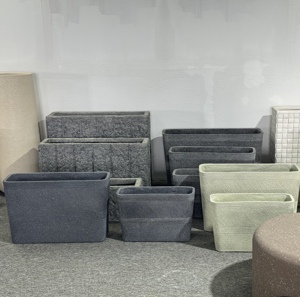 Large Premium Quality <strong>40</strong>-Inch Fiberglass <strong>Pots</strong> for Home Plants for Your Indoor Garden - Product Image 3