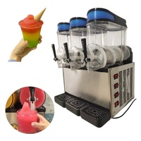 Distributeur de boissons commercial 1/2/3 bacs, machine à granita automatique, machine à glace pilée, machine à smoothies fondants