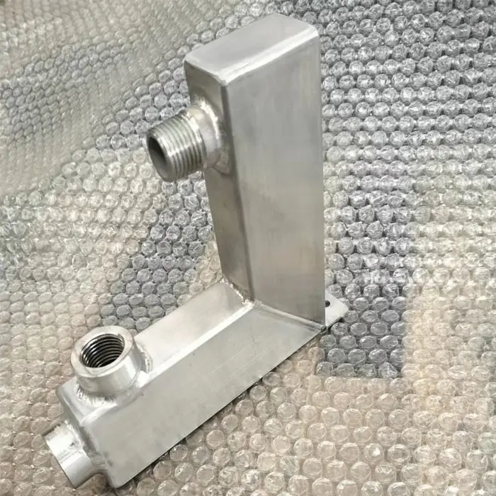 Peça laser corte de peça componentes tubo soldado de folha de aço inoxidável peças de metal