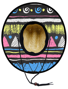 Polynésie Tribal Safari Paille Sombrero Surfeur Extérieur Plage Soleil Protéger Chapeaux De Paille Large Bord Hommes - Product Image 4