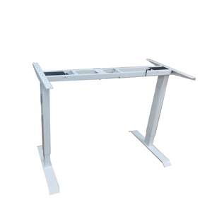 Table élévatrice automatique à double moteur rentable cadre en métal mécanisme de bureau debout réglable en hauteur poste de travail de bureau électrique - Product Image 1