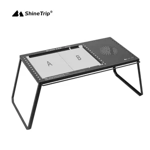 Shinetrip Outdoor Igt Portable Detachable Camping Folding Storage Table Combination Table