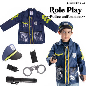 Jouets d'apprentissage <span class=keywords><strong>équipement</strong></span> de <span class=keywords><strong>police</strong></span> et uniforme pour enfants ensemble de jeu de rôle de simulation - Product Image 2