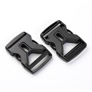 Adjustable Plastic Buckle 38mm Black For <b>Backpack</b> Waist Bag <b>Strap</b> Wear Resistant Spring 2023 - Product Image 1