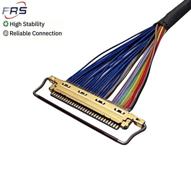 Hot Style Customize 20453-230T-03 to 20454-230T 30 Pin 0.5mm Pitch Micro Coaxial Cable 40AWG LVDS Cable
