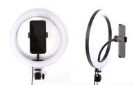MASSA Offre Spéciale 26CM 10 pouces Mobile Video Live Broadcast Led Selfie Light Ring Trépied pour cellule avec support de téléphone Fill Ring Light