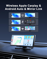 Écran intelligent portable 8,1 pouces sans fil CarPlay Android Auto avec caméra de recul HD et fonction Mirror Link pour autoradio – Vente en gros