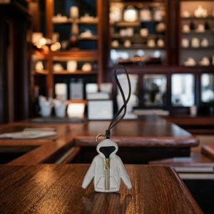 Boshiho Customized Genuine Leather Keychain Elegant Key Holder Gift with Multi-Function Key Chain Handmade Fashion <b>Bag</b> <b>Charm</b> - Product Image 5