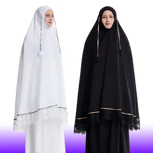 ドバイペラージベールカフタンスタイルドレッシングガウンイスラム教徒のドレス女性イスラム服2ピース伝統的なイスラム教徒の服アバヤ