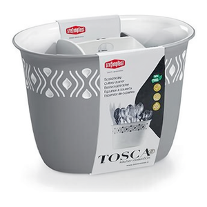<span class=keywords><strong>Scola</strong></span> posate (19,5x13,5x14cm) TOSCA Grigio 55702 - Product Image 1