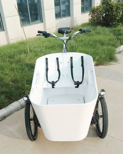 Bicicletta Elettrica <span class=keywords><strong>a</strong></span> <span class=keywords><strong>3</strong></span> <span class=keywords><strong>Ruote</strong></span> per Adulti, 7 Velocità, Freni <span class=keywords><strong>a</strong></span> Disco Idraulici, Poggiapiedi, Cestino, Bici Elettrica da Carico - Product Image 3