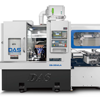 Tour CNC numérique horizontal à usage moyen de haute qualité et fraiseuse à tourbillon intérieur pour un traitement efficace des pièces métalliques