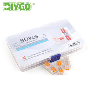 Kit de Conectores de Cable de Palanca DIY GO de 30 Piezas para Empalme Rápido, Terminales Eléctricos Compactos para Circuito en Línea 2 en 2 Salidas - Product Image 6