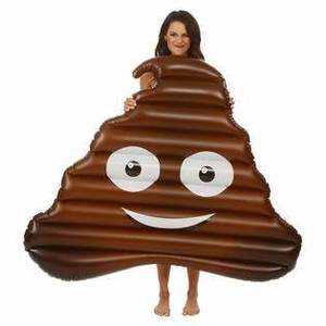 Nệm Bãi Biển Nổi Trên Bè Hình Đảo Biểu Tượng Cảm Xúc Bơm Hơi Vui Chơi Dưới Nước Tiệc Mùa Hè Nệm Bãi Biển - Product Image 3