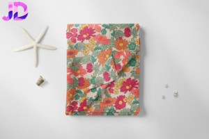 Nouveau design 2025 – Tissu en coton biologique imprimé floral personnalisé, classé parmi les meilleurs pour chemises et costumes pour garçons - Product Image 2