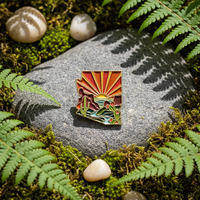 Broches en métal en forme d'états américains, vente en gros en vrac, fabriquées en Chine, broches de voyage personnalisées, broche émaillée Arizona