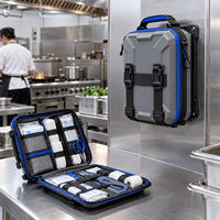 Trousse de premiers secours murale avec coque rigide, compartiments pour pansements et panneau d'accès rapide, sac de premiers secours OEM