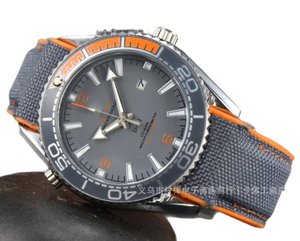 Correa de <span class=keywords><strong>reloj</strong></span> de caucho FKM de 21 mm para <span class=keywords><strong>Omega</strong></span> Seamaster, correa de pulsera de lujo, suave e impermeable - Product Image 2