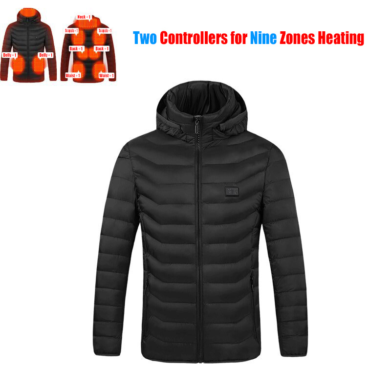 Cappotto Nero - Due Controller per Nove Zone di Riscaldamento