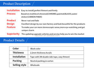 Weathershield visières de fenêtre météo boucliers pare-<span class=keywords><strong>vent</strong></span> pour Isuzu MUX MU-X 2013-2019 - Product Image 4