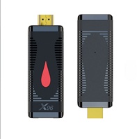 YDH- X96 S400 Vente en gros usine H313 4K Android 10 TV Stick WiFi 2.4G 2+16 Go Lecteur multimédia intelligent avec décodeur 1 an