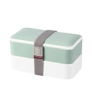 Snailan — boîtes à Lunch anti-fuite, Bento hertique de haute qualité, contenant <span class=keywords><strong>pliable</strong></span> en plastique, Double couche, meilleure vente - Product Image 2
