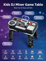 Clavier d'instruments de musique électriques rechargeables éducatifs pour enfants, microphone multifonction, mixeur DJ, jouets musicaux