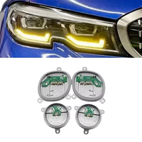 Modules de feux de jour à LED Angel Eye jaunes 63118496135 pour BMW Série 3 G20 G28 version basse 2018-2019