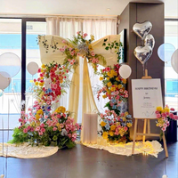 Décor de fête d'anniversaire en fer forgé, style dessin animé géant, idéal pour les photos Instagram, vente en gros d'usine