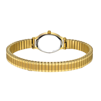 Jam Tangan Wanita Elegan Hijau Kuarsa Sport Fashion Easy Reader 20mm dengan Tali Ekspansi Baja Tahan Karat untuk Pergelangan Tangan Kecil (Emas/Perak) Kaca