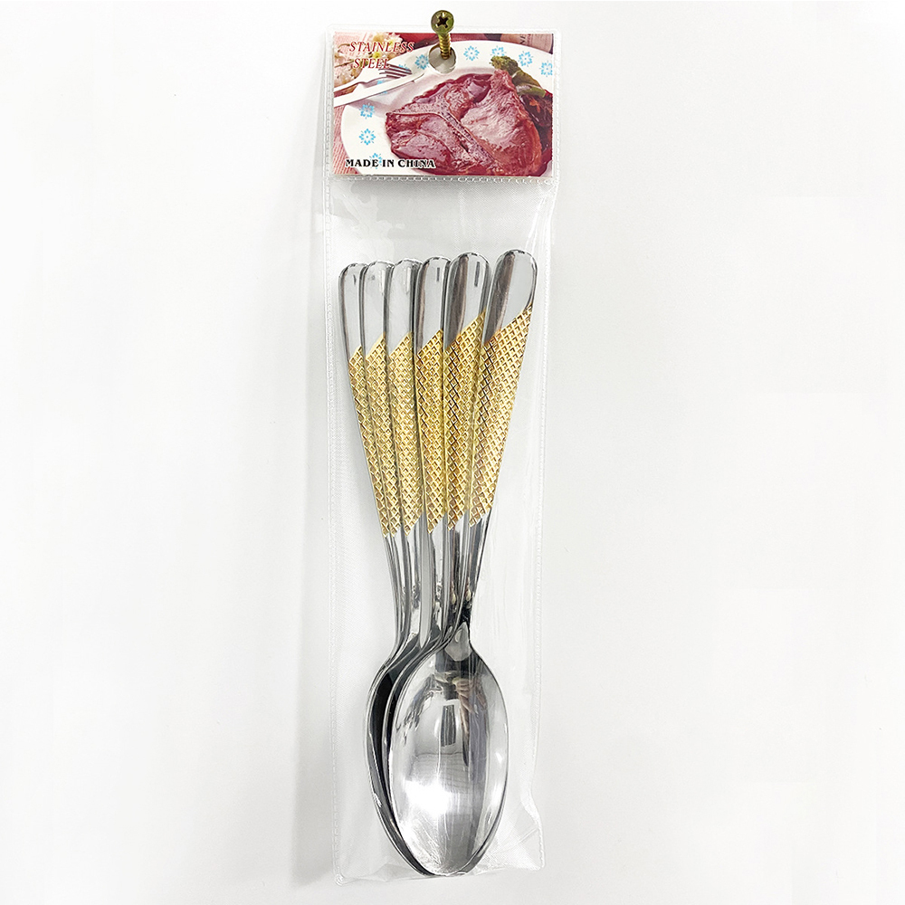 Gold Star Diamond Dinner Spoon