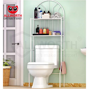 تصميم داخلي وحدات توفير مساحة قابلة للتعديل رفوف غسالة رف تخزين منظم الحمام - Product Image 2