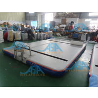 Bateau de pêche gonflable extérieur de plate-forme de quai flottant d'eau d'île de bain avec la tente gonflable de camping