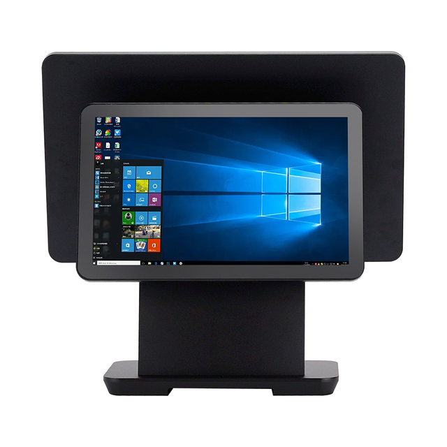 15.6-inch Windows Dual-screen Touchscreen All-in-one POS System Machine Supermarket Cash Register Black Factory Customization