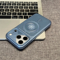 Nouvelle coque arrière magnétique respirante à dissipation thermique pour iPhone 18 Pro Max 17 16 15 14 13 12 11, compatible charge sans fil et refroidissement