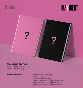 Stray Kids MAXIDENT 7º Mini Álbum Edición Estándar Oficial Original CD de Música Kpop Sellado con Photobook, Photocard y Sticker - Product Image 1