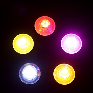 Pegatina LED creativa de Año Nuevo, luz de ambiente con Flash oscuro, autoluminosa, Mini pegatina de taza personalizada impermeable, posavasos para fiesta - Product Image 3